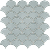 Cloud Scallop Mosaic | Tiles By Kia