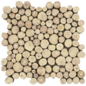 Coffee Tree Wood Interlocking Mosaic | Tiles By Kia