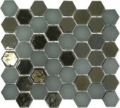 Confetti Mosaic Green | Tiles By Kia