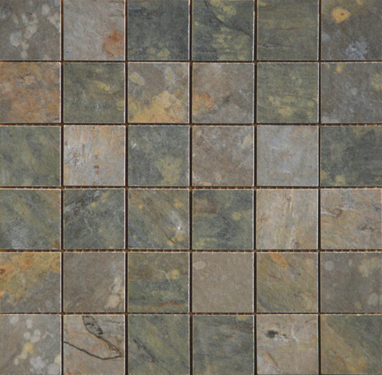 Copper 2x2 Mosaic | Tiles By Kia
