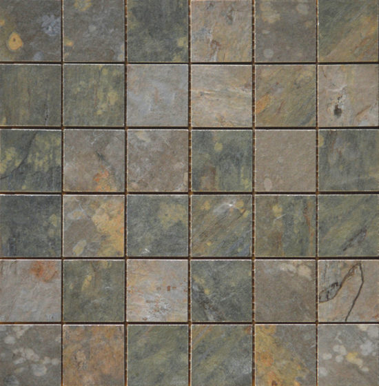 Copper 2x2 Mosaic | Tiles By Kia