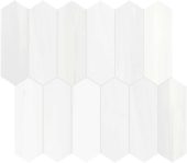 Cosmo Lumino 2x6 Picket Mosaic | Tiles By Kia