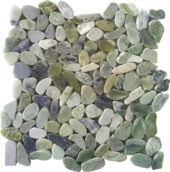Crystal Green Semi-Precious Stone Interlocking Mosaic | Tiles By Kia