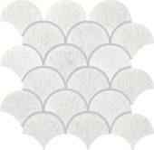 Crystal White Marble Scale Polished | Tiles By Kia