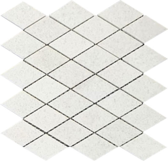 Crystal White Multicolor Marble Diamond Honed