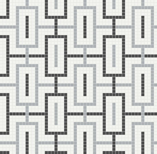 Dawn Blend Matte Chain Pattern Mosaic | Tiles By Kia