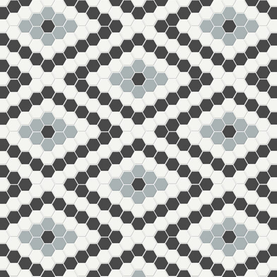 Dawn Blend Matte Diamond Pattern Mosaic | Tiles By Kia
