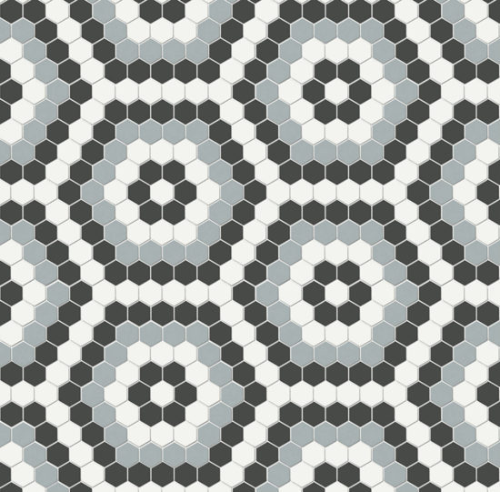 Dawn Blend Matte Hexagon Pattern Mosaic | Tiles By Kia