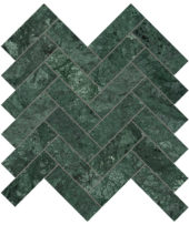 Diosa Verde 1.25x4 Herringbone Mosaic | Tiles By Kia