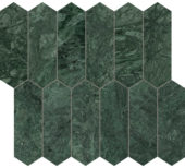 Diosa Verde  2x6 Picket Mosaic | Tiles By Kia