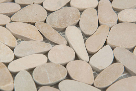 Driftwood Tan Flat Pebble | Tiles By Kia