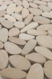 Driftwood Tan Flat Pebble | Tiles By Kia