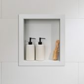 Dusty Pearl Shower Niche 14.5 x12 Inside | Tiles By Kia