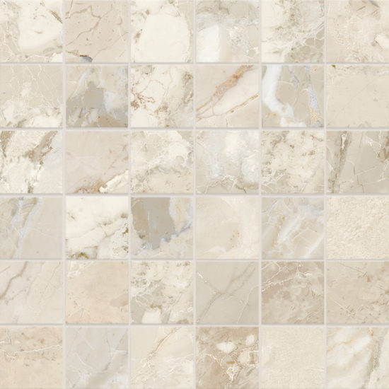 Dynasty Almond 2X2 Mosaic | Tiles By Kia