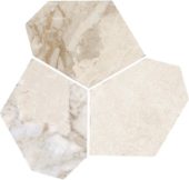 Dynasty Almond Polished/Matte 11X12 Eggs Mosaic | Tiles By Kia
