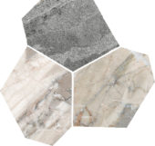 Dynasty Grey Polished/Matte 11X12 Eggs Mosaic | Tiles By Kia