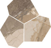 Dynasty Taupe Polished/Matte 11X12 Eggs Mosaic | Tiles By Kia