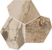 Dynasty Taupe Polished/Matte 11X12 Eggs Mosaic | Tiles By Kia