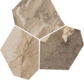 Dynasty Taupe Polished/Matte 11X12 Eggs Mosaic | Tiles By Kia