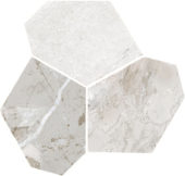 Dynasty White Polished/Matte 11X12 Eggs Mosaic | Tiles By Kia