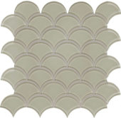 Earth Scallop Mosaic | Tiles By Kia
