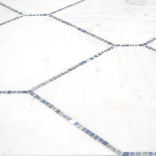 Elm Blue Mosaic | Tiles By Kia