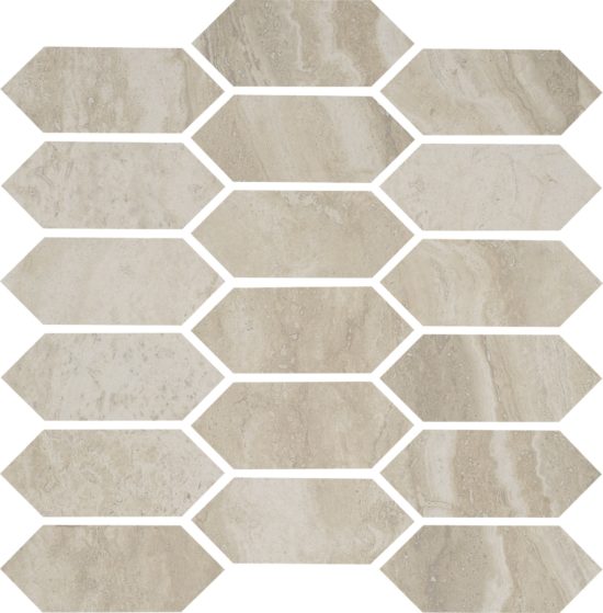 Essence Beige Picket Mosaic | Tiles By Kia