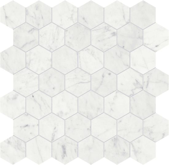 Eterna Bianco 2 Honed Hexagon Mosaic