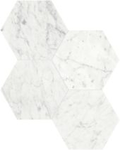Eterna Bianco 6 Honed Hexagon Mosaic | Tiles By Kia