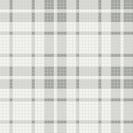 Evening Blend Matte Plaid Pattern Mosaic | Tiles By Kia