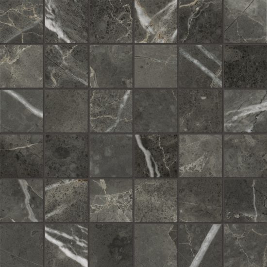 Florence 2X2 Carbon Matte Mosaic