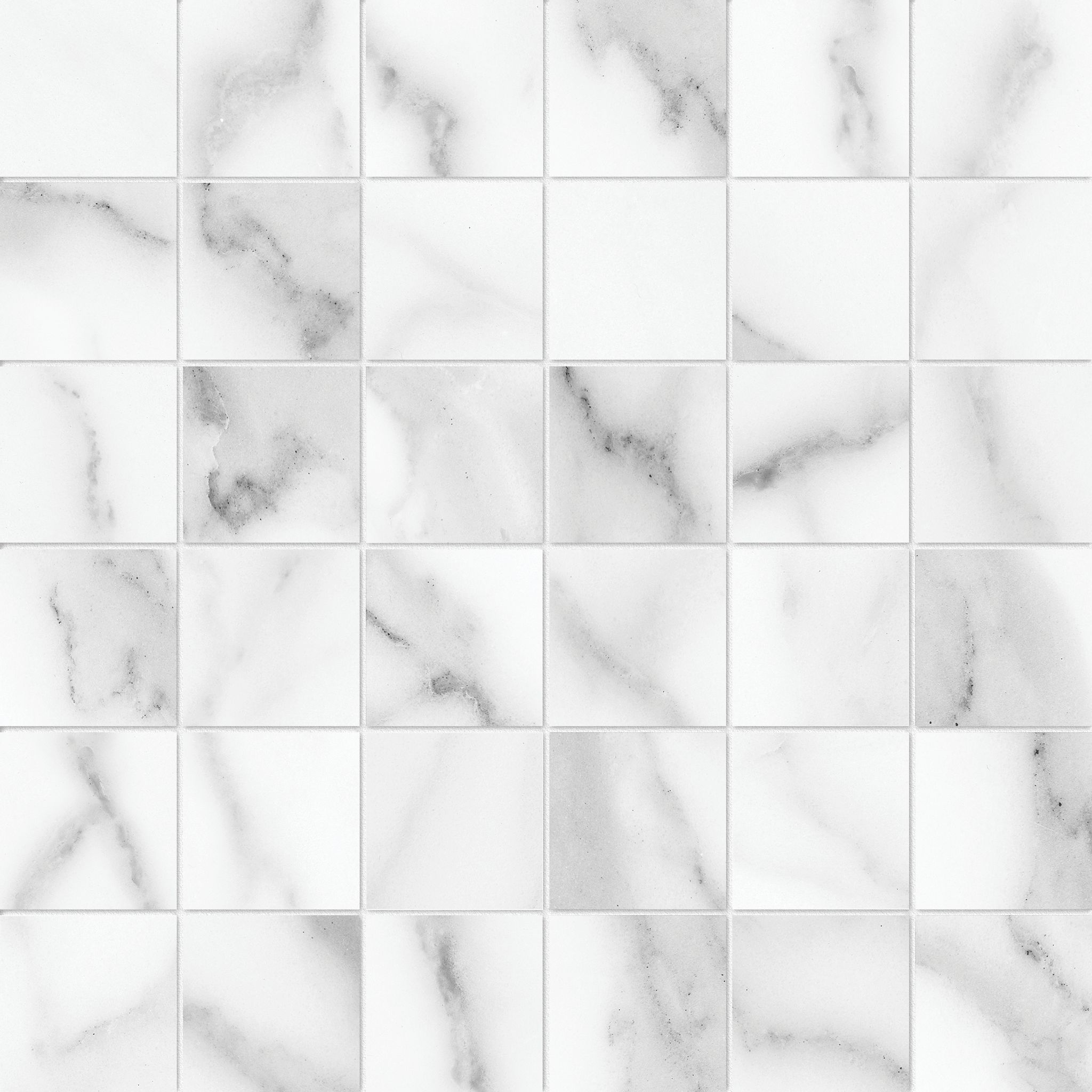 Florence 2X2 Statuario Matte Mosaic