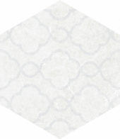 Form 5.5X6.3” White Decor Hexagon | Tiles By Kia