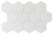 Form 5.5X6.3” White Decor Hexagon | Tiles By Kia