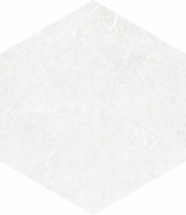 Form 5.5X6.3” White Hexagon | Tiles By Kia