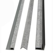 Frost Nickel 94" Trim Kit, 2 Inside Comers, 2 J Trims,  2 L Trims | Tiles By Kia