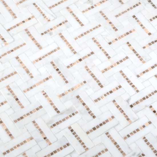 Gazebo Cream Mosaic | Tiles By Kia