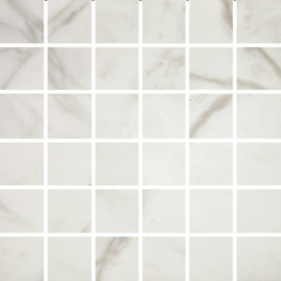 Golden Calacatta Matte 2X2 Mosaic | Tiles By Kia