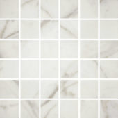 Golden Calacatta Polished 2X2 Mosaic | Tiles By Kia