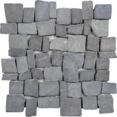 Grey Cubic Marble Opus Interlocking Mosaic | Tiles By Kia