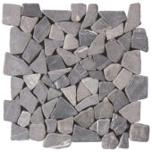 Grey Mini Opus Interlocking Mosaic | Tiles By Kia