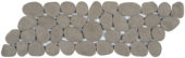 Grey Reconstituted Pebble Mosaic Interlocking Border | Tiles By Kia