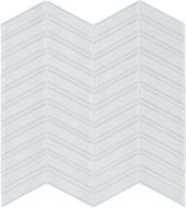 Ice Chevron Mosaic | Tiles By Kia