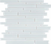 Ice Random Strip Mosaic | Tiles By Kia