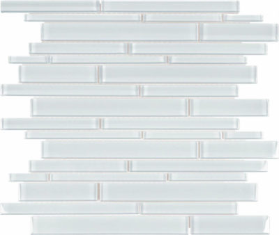 Ice Random Strip Mosaic