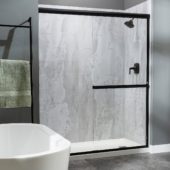 Iced Pewter Shower Wall Kit 30x60x78 | Tiles By Kia