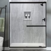 Iced Pewter Shower Wall Kit 36x36x78 | Tiles By Kia
