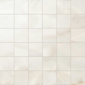 Intrigue Ivory Matte 2x2 Mosaic | Tiles By Kia