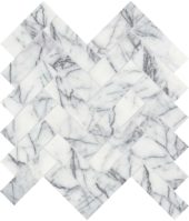 Lilac Volta 1.25x4 Herringbone Mosaic | Tiles By Kia