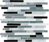 Linear Midnight Mosaic | Tiles By Kia